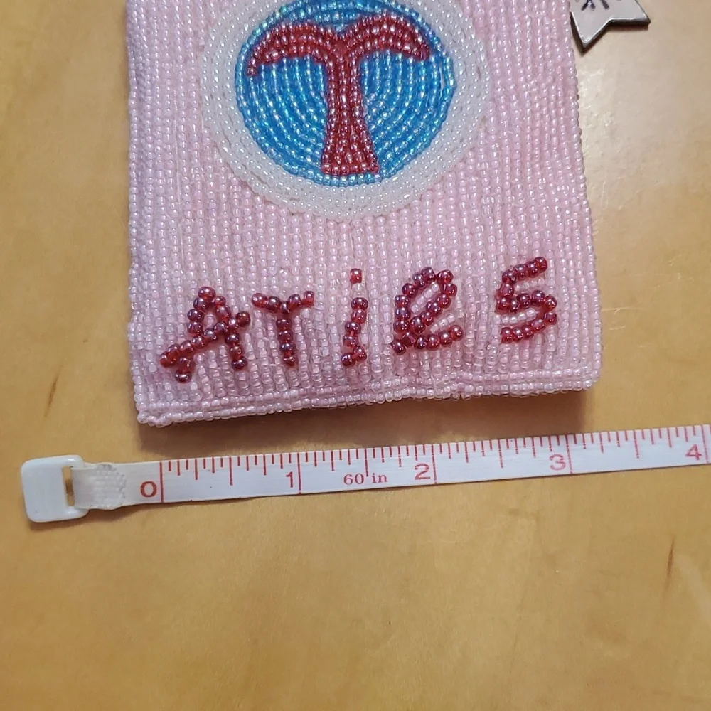 ARIES mini pink change purse 👛 - Picture 8 of 10